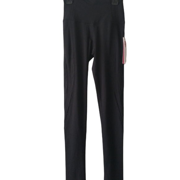 Yoga-Lic-Ious High Waisted Side Peek Yoga Pants XS Black - Picture 4 of 14